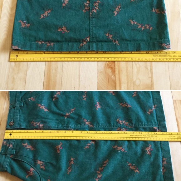 VNTG High Waist Equestrian Horse Ruff Hewn Skirt - Picture 6 of 6